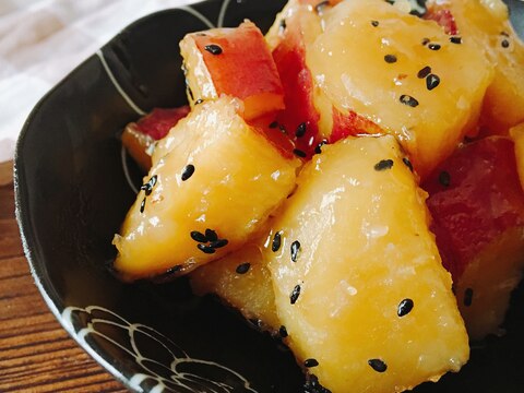 カンロ飴でお手軽、炊飯器でポチッと楽々大学芋